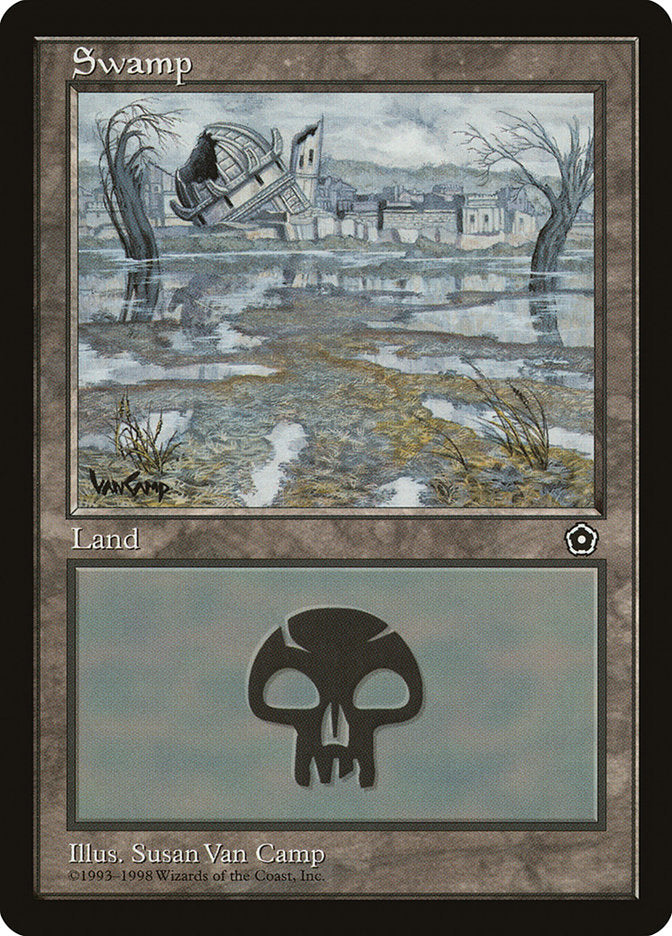 Swamp (Black Signature) [Portal Second Age] | Gate City Games LLC