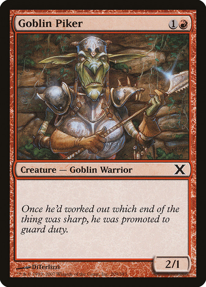 Goblin Piker [Tenth Edition] | Gate City Games LLC