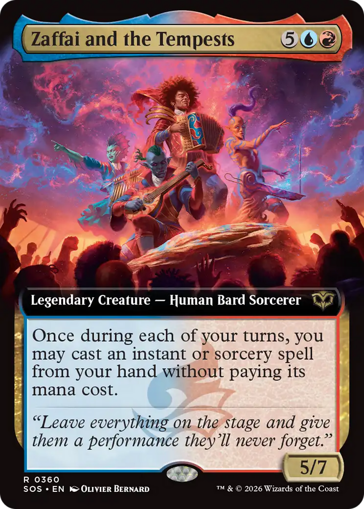 Zaffai and the Tempests (Extended Art) [Secrets of Strixhaven] | Gate City Games LLC