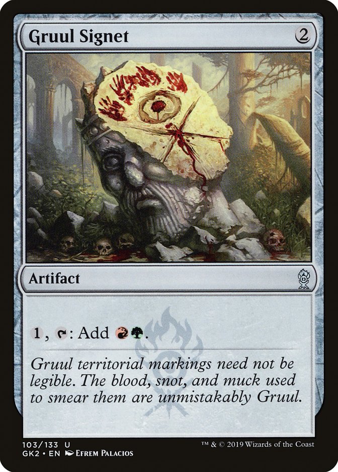 Gruul Signet [Ravnica Allegiance Guild Kit] | Gate City Games LLC