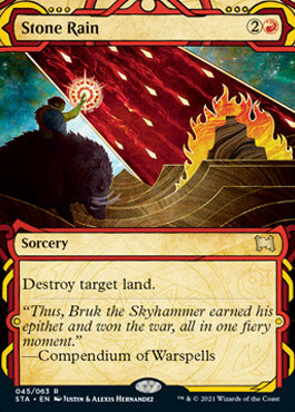 Stone Rain (Foil Etched) [Strixhaven: Mystical Archive] | Gate City Games LLC