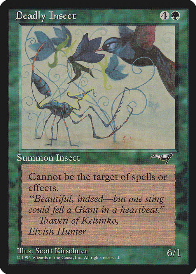 Deadly Insect (Bird Art) [Alliances] | Gate City Games LLC