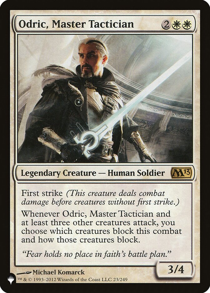 Odric, Master Tactician [The List] | Gate City Games LLC