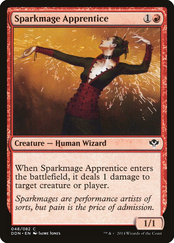 Sparkmage Apprentice [Duel Decks: Speed vs. Cunning] | Gate City Games LLC