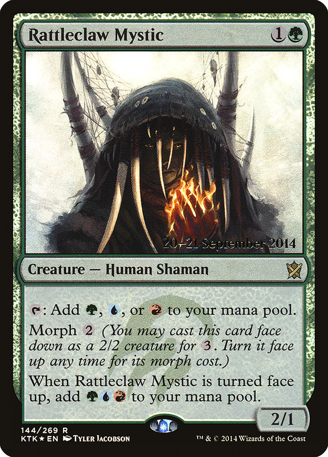 Rattleclaw Mystic [Khans of Tarkir Prerelease Promos] | Gate City Games LLC