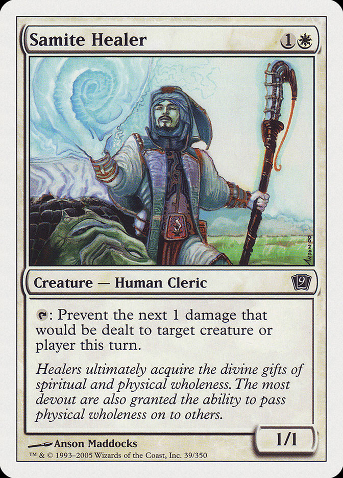 Samite Healer [Ninth Edition] | Gate City Games LLC