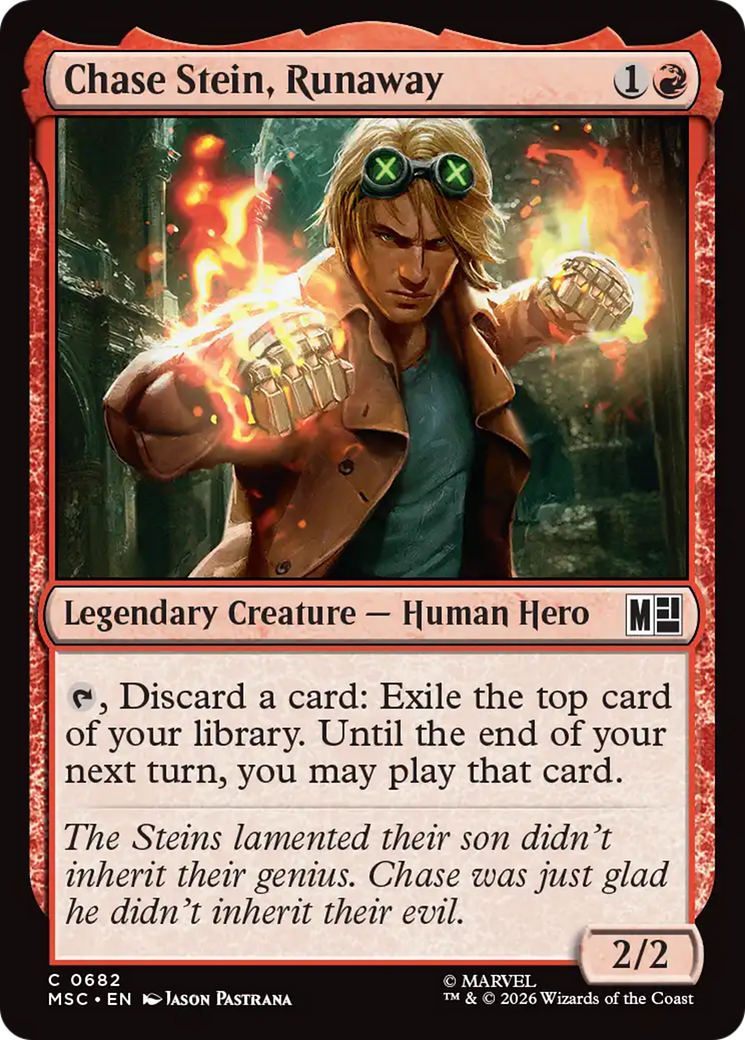 Chase Stein, Runaway [Marvel Super Heroes Commander] | Gate City Games LLC