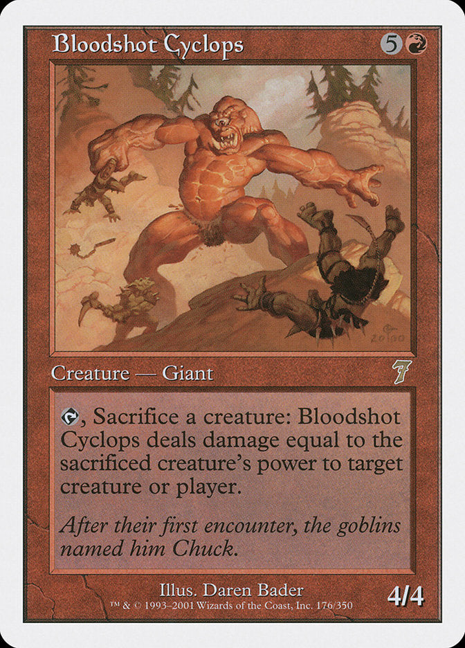 Bloodshot Cyclops [Seventh Edition] | Gate City Games LLC