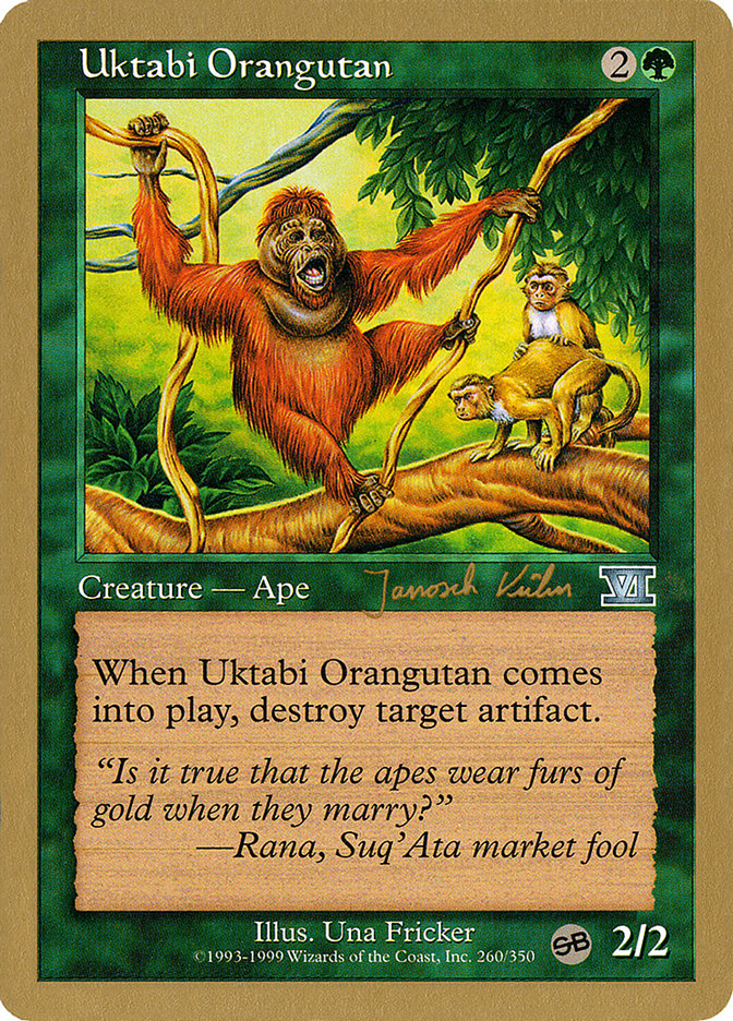 Uktabi Orangutan (Janosch Kuhn) (SB) [World Championship Decks 2000] | Gate City Games LLC