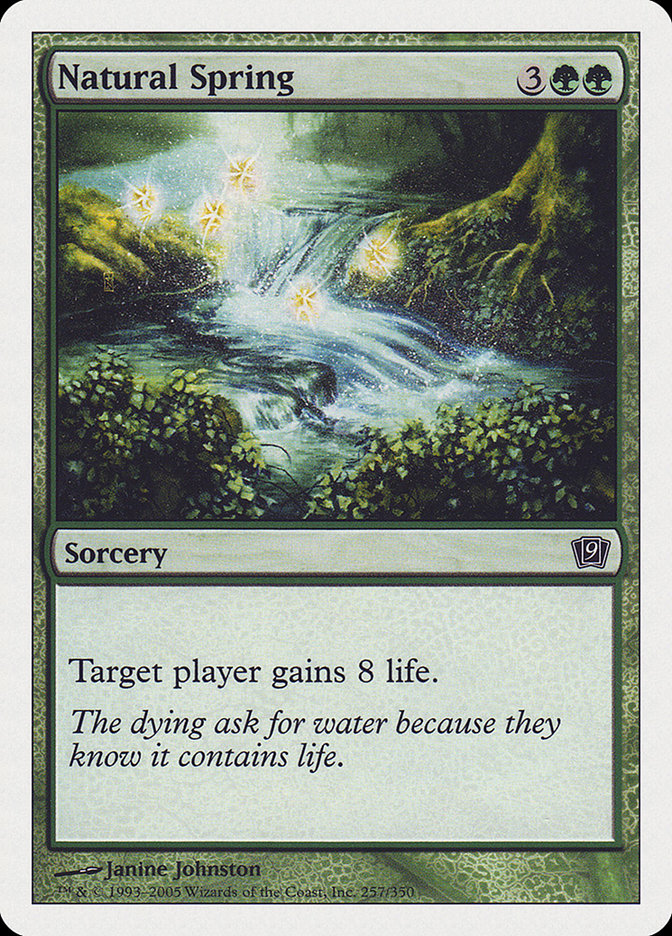 Natural Spring [Ninth Edition] | Gate City Games LLC