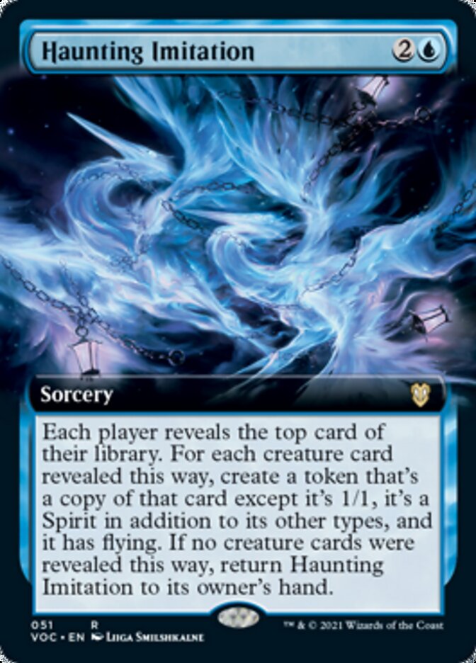 Haunting Imitation (Extended Art) [Innistrad: Crimson Vow Commander] | Gate City Games LLC