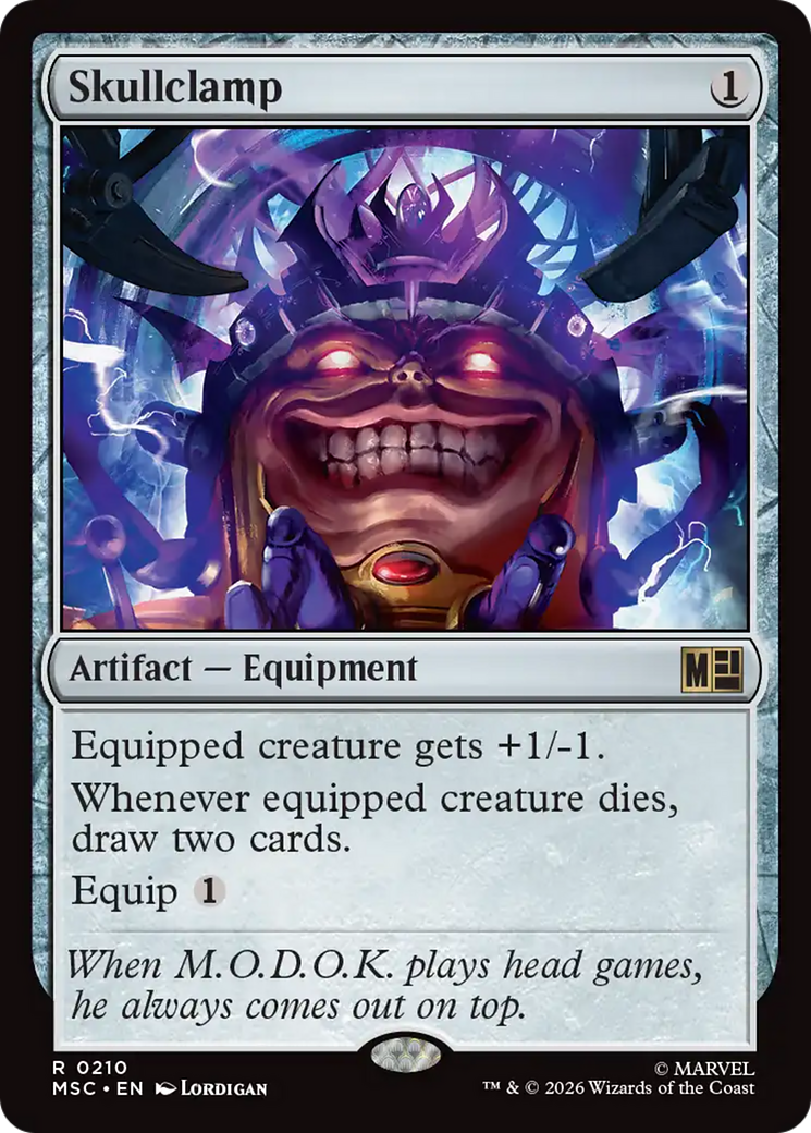 Skullclamp (Surge Foil) [Marvel Super Heroes Commander] | Gate City Games LLC