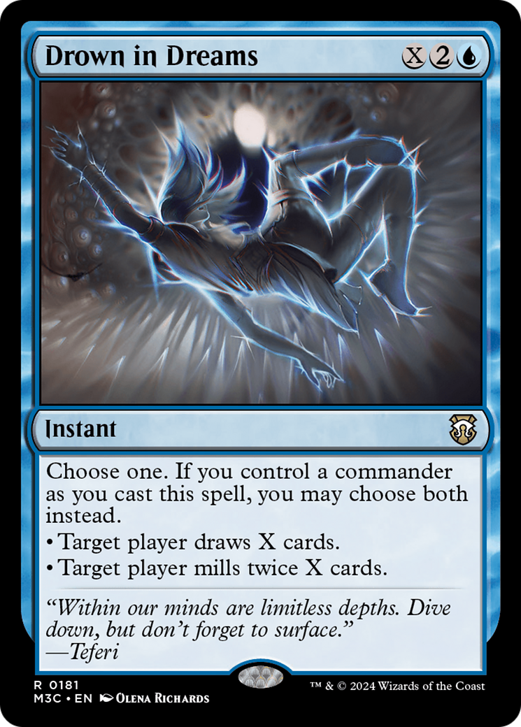 Drown in Dreams (Ripple Foil) [Modern Horizons 3 Commander] | Gate City Games LLC