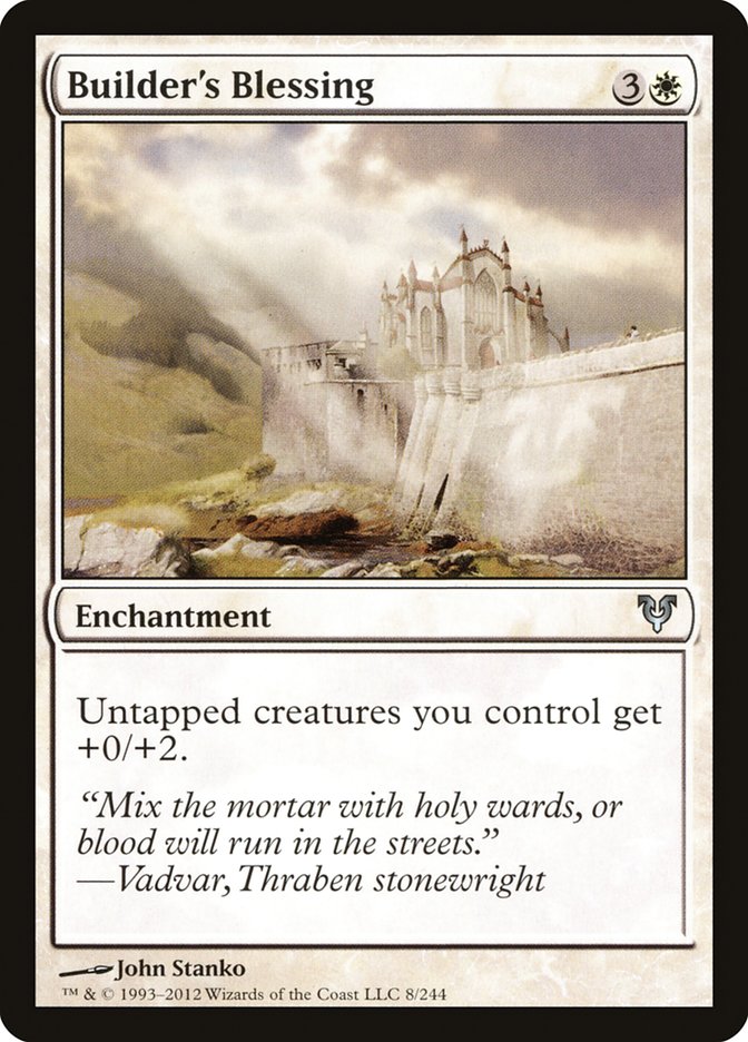 Builder's Blessing [Avacyn Restored] | Gate City Games LLC