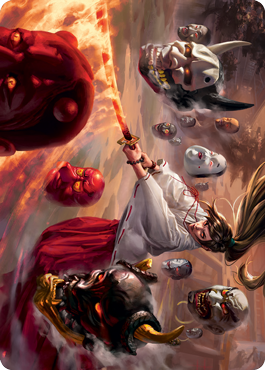 Unquenchable Fury Art Card [Kamigawa: Neon Dynasty Art Series] | Gate City Games LLC