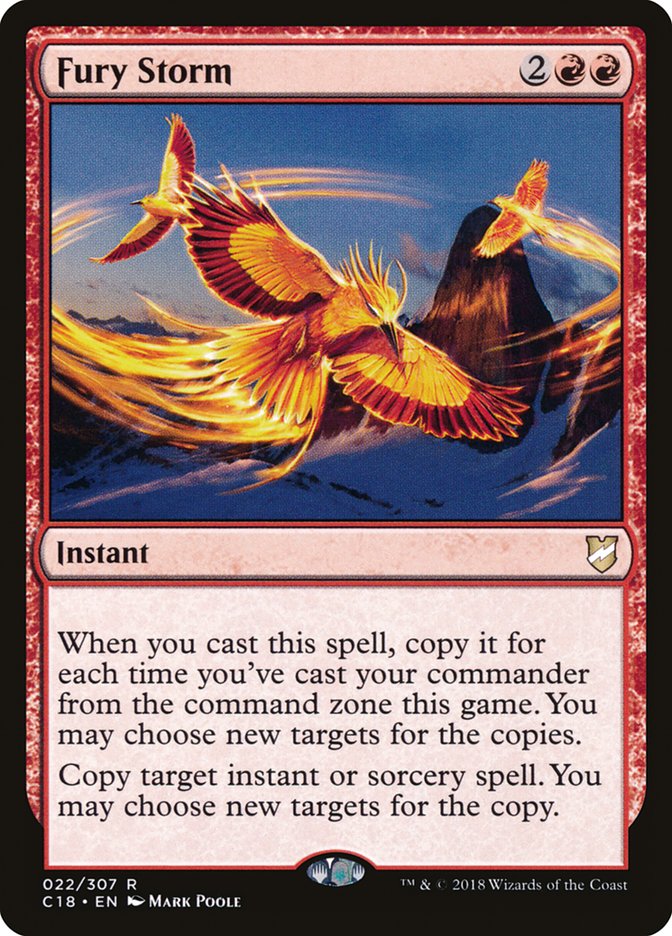 Fury Storm [Commander 2018] | Gate City Games LLC