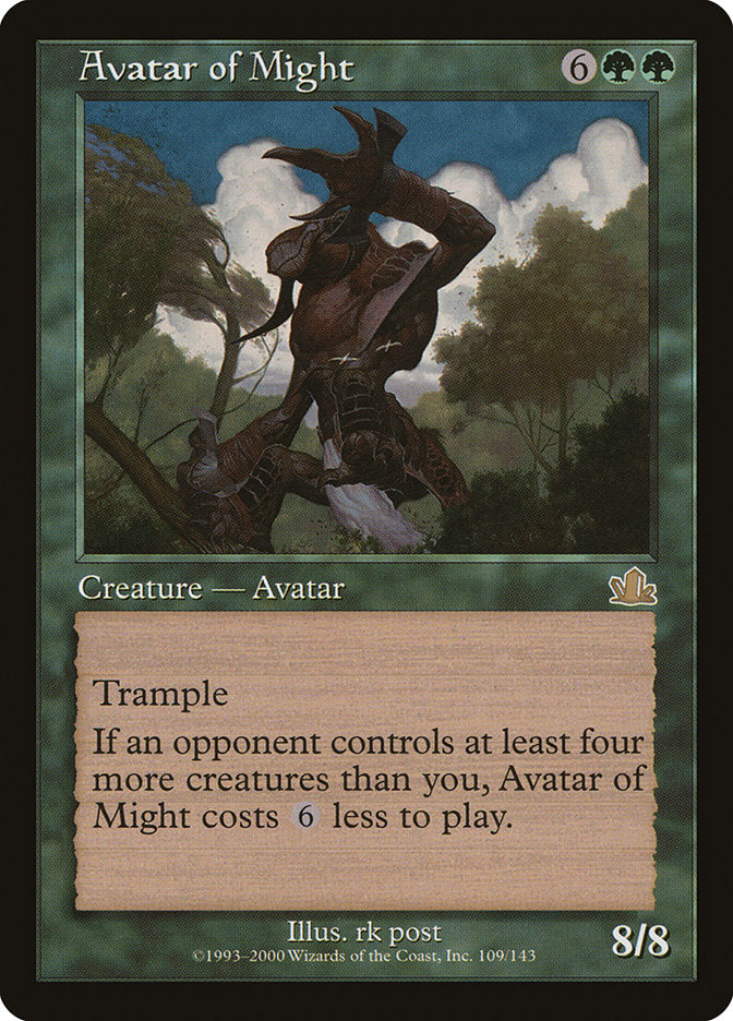 Avatar of Might [Prophecy] | Gate City Games LLC