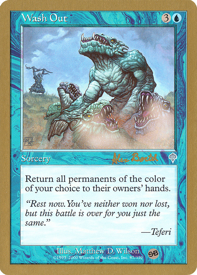 Wash Out (Alex Borteh) (SB) [World Championship Decks 2001] | Gate City Games LLC