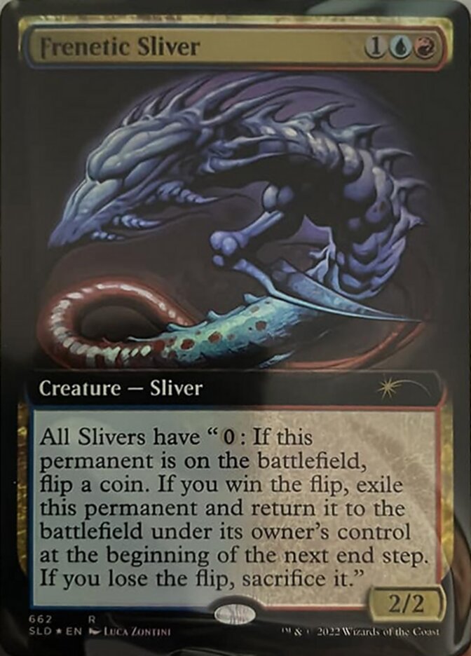 Frenetic Sliver (Extended Art) [Secret Lair Drop Promos] | Gate City Games LLC