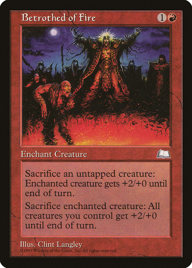 Betrothed of Fire [Weatherlight] | Gate City Games LLC