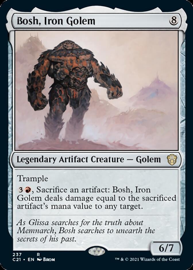Bosh, Iron Golem [Commander 2021] | Gate City Games LLC