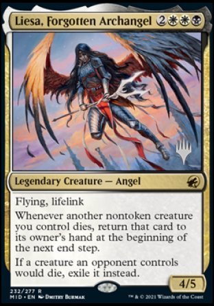 Liesa, Forgotten Archangel (Promo Pack) [Innistrad: Midnight Hunt Promos] | Gate City Games LLC