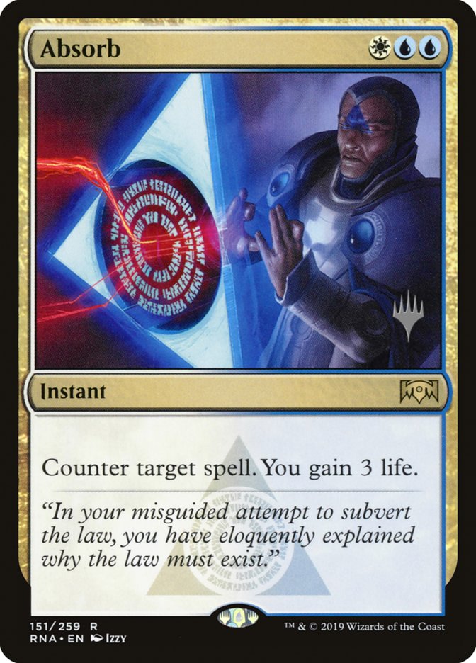 Absorb (Promo Pack) [Ravnica Allegiance Promos] | Gate City Games LLC