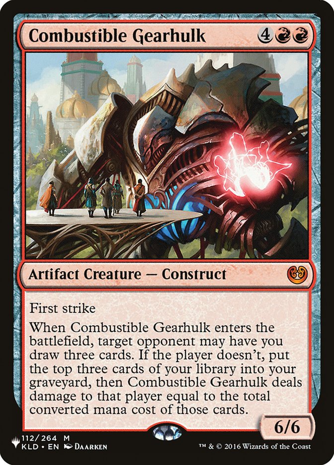 Combustible Gearhulk [The List] | Gate City Games LLC