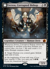 Jerren, Corrupted Bishop // Ormendahl, the Corrupted [Innistrad: Midnight Hunt] | Gate City Games LLC