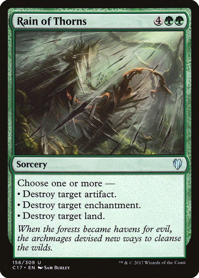 Rain of Thorns [Commander 2017] | Gate City Games LLC