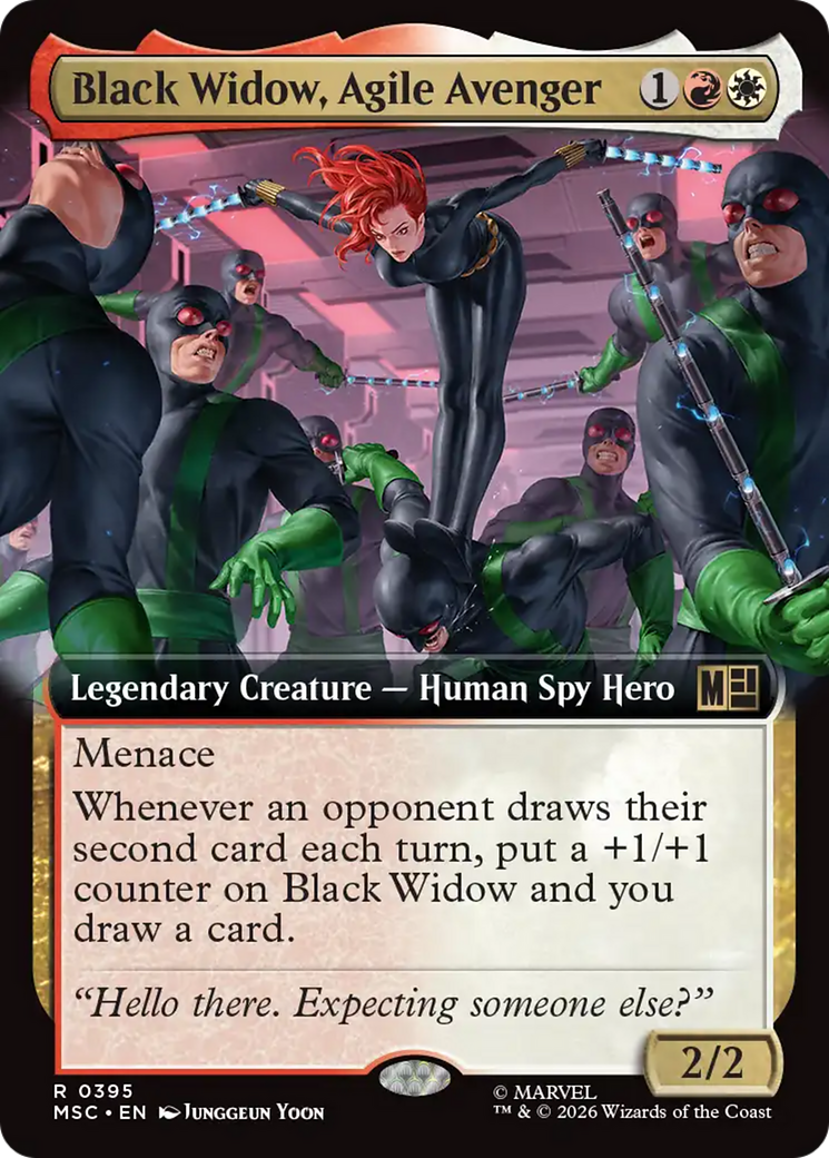 Black Widow, Agile Avenger (Extended Art) [Marvel Super Heroes Commander] | Gate City Games LLC