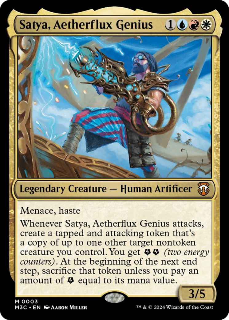 Satya, Aetherflux Genius [Modern Horizons 3 Commander] | Gate City Games LLC