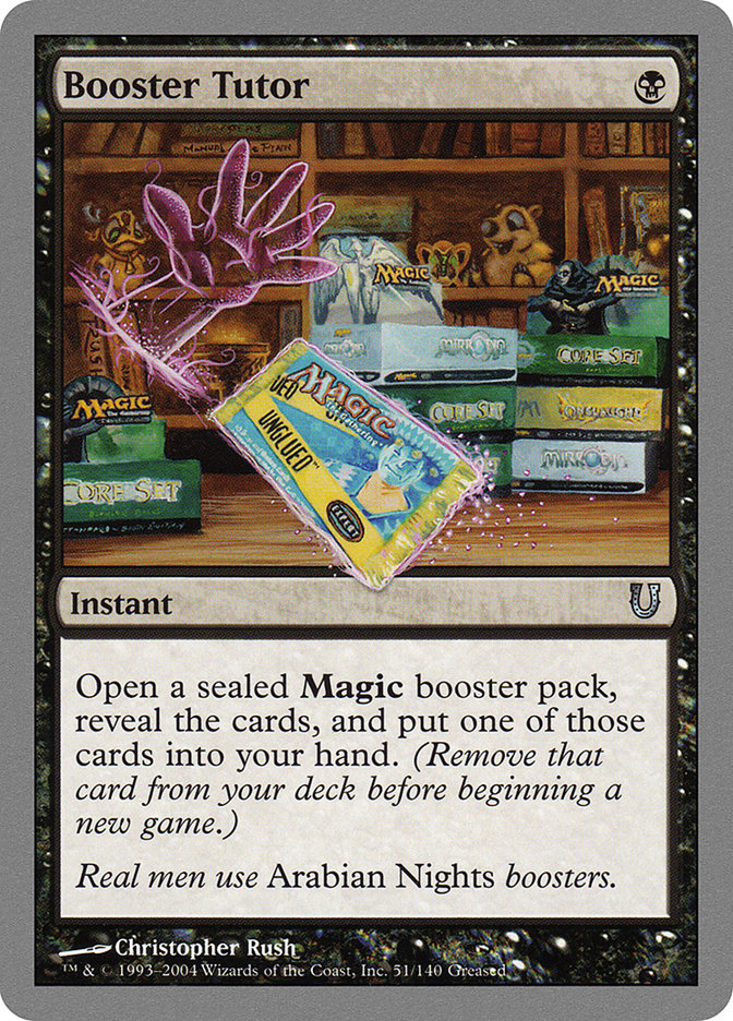 Booster Tutor [Unhinged] | Gate City Games LLC