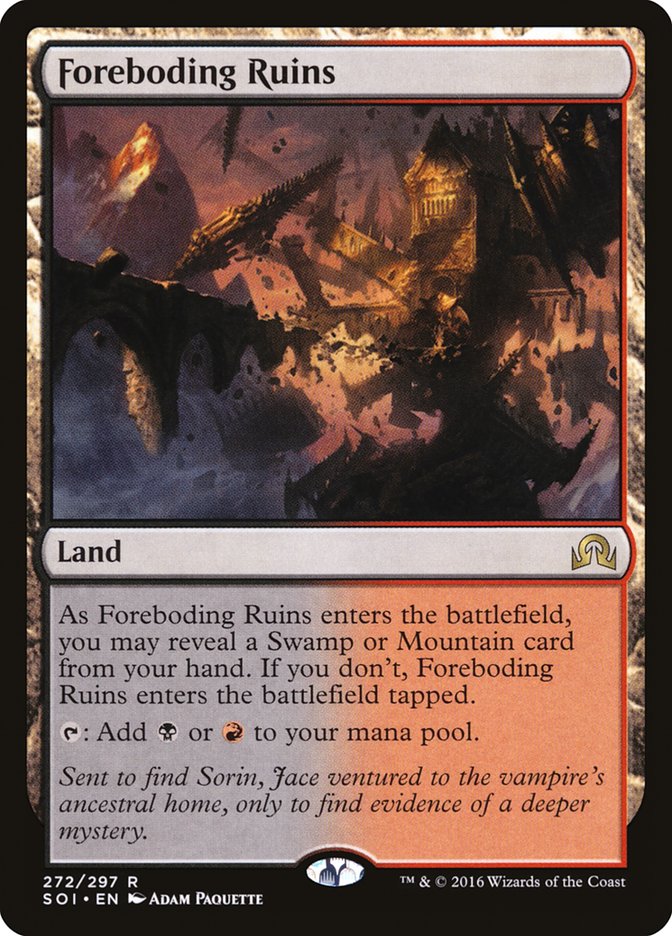 Foreboding Ruins [Shadows over Innistrad] | Gate City Games LLC