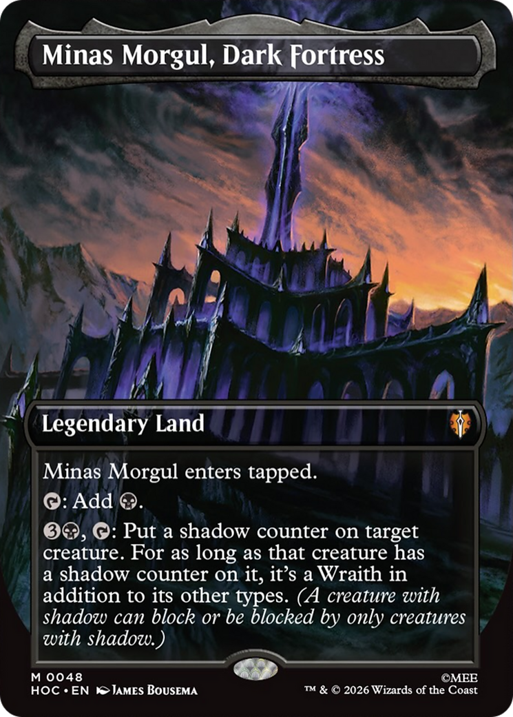 Minas Morgul, Dark Fortress (Borderless) [The Hobbit: Eternal-Legal] | Gate City Games LLC