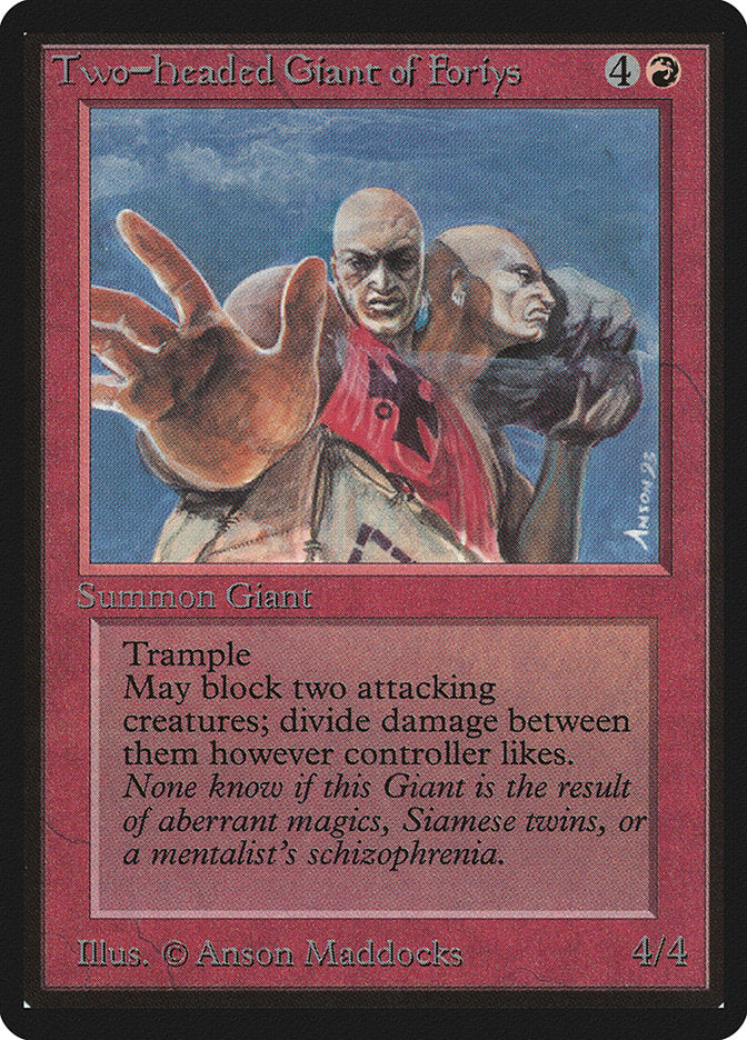 Two-Headed Giant of Foriys [Beta Edition] | Gate City Games LLC