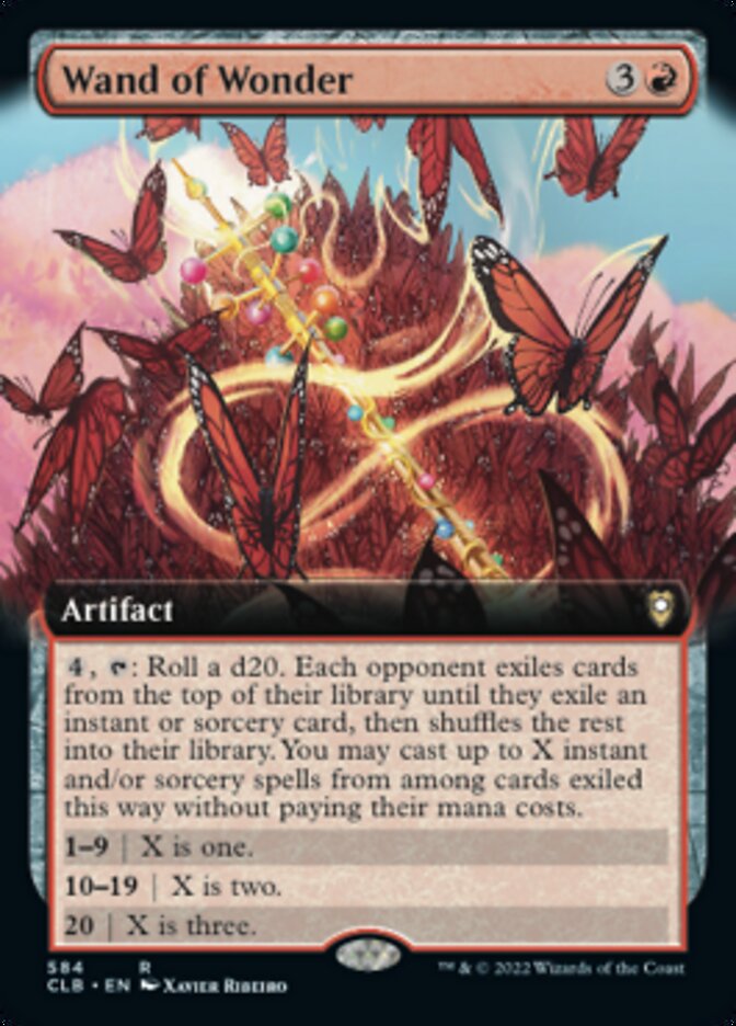 Wand of Wonder (Extended Art) [Commander Legends: Battle for Baldur's Gate] | Gate City Games LLC