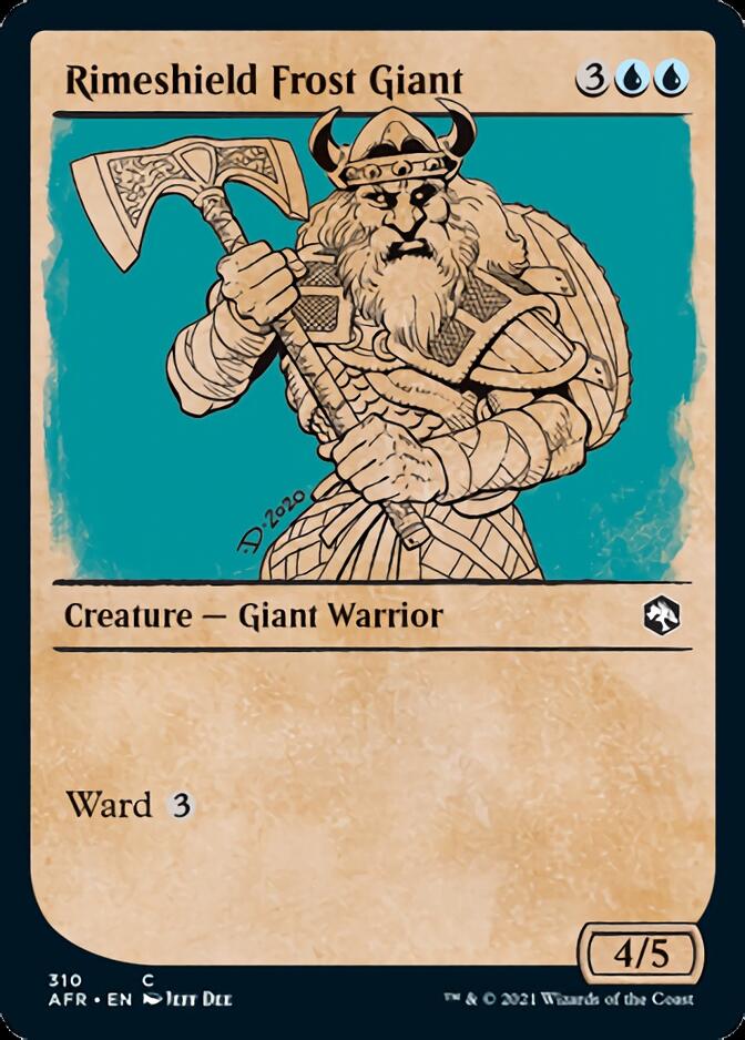 Rimeshield Frost Giant (Showcase) [Dungeons & Dragons: Adventures in the Forgotten Realms] | Gate City Games LLC