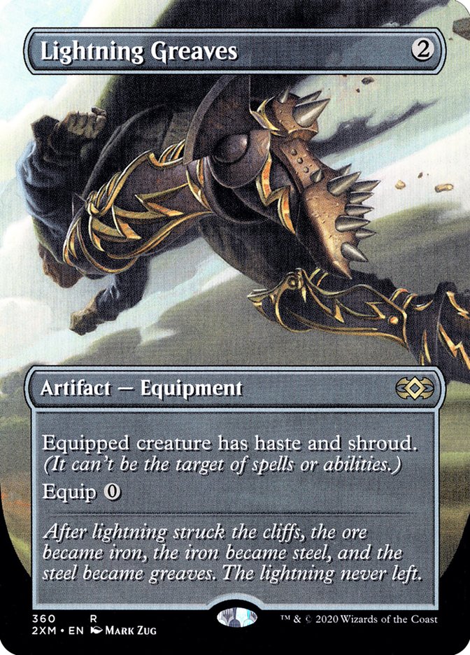 Lightning Greaves (Toppers) [Double Masters] | Gate City Games LLC