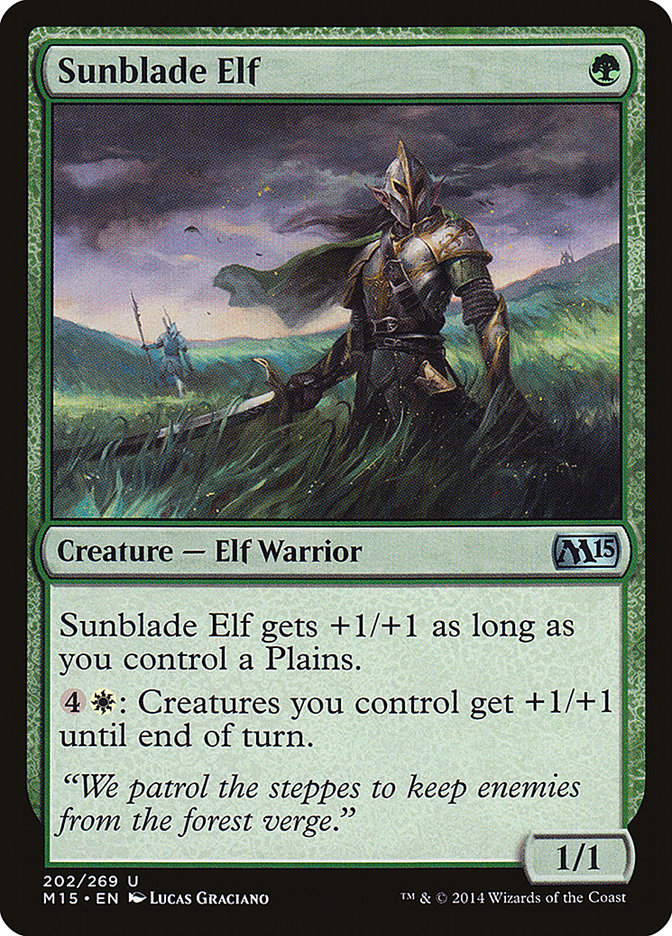 Sunblade Elf [Magic 2015] | Gate City Games LLC