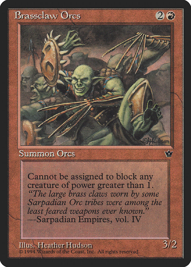 Brassclaw Orcs (Heather Hudson) [Fallen Empires] | Gate City Games LLC