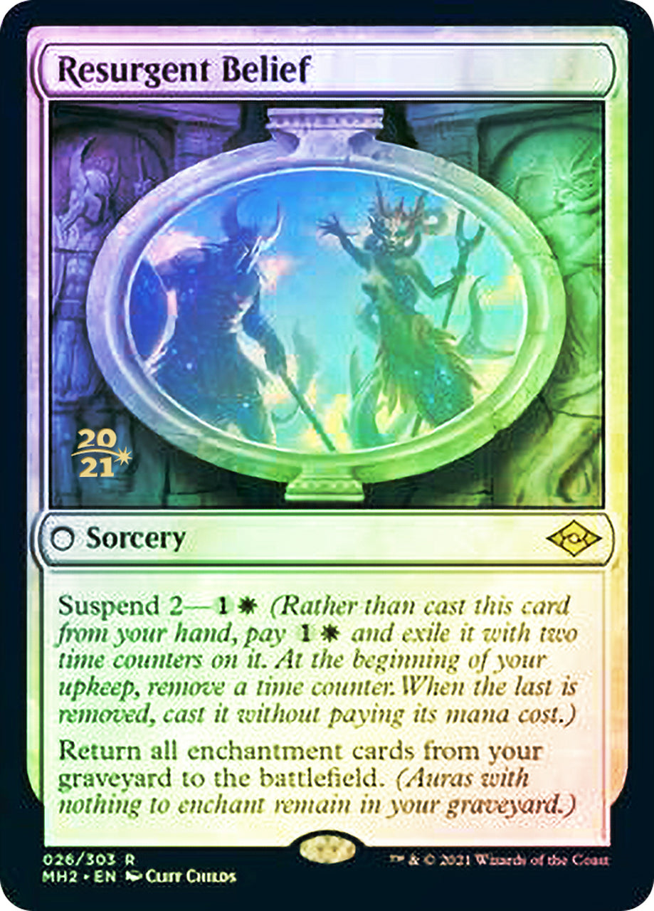 Resurgent Belief [Modern Horizons 2 Prerelease Promos] | Gate City Games LLC