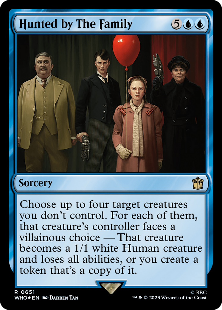 Hunted by The Family (Surge Foil) [Doctor Who] | Gate City Games LLC