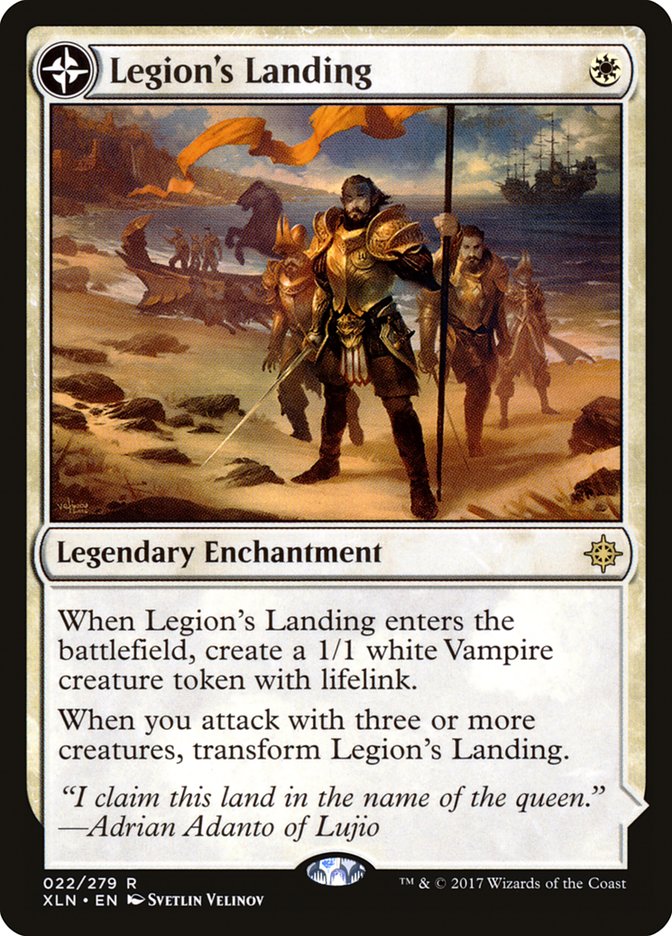 Legion's Landing // Adanto, the First Fort [Ixalan] | Gate City Games LLC