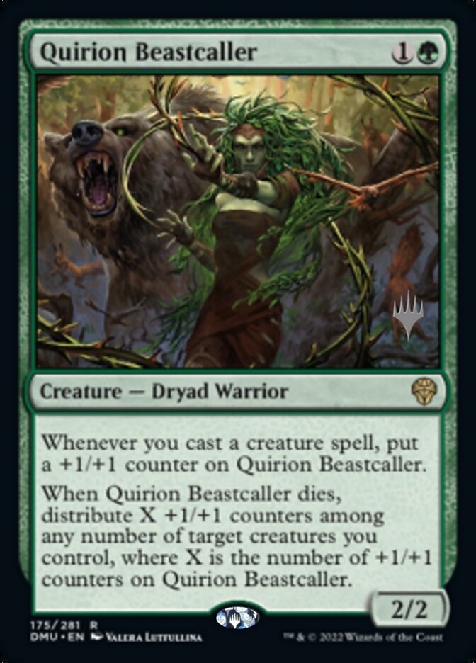 Quirion Beastcaller (Promo Pack) [Dominaria United Promos] | Gate City Games LLC