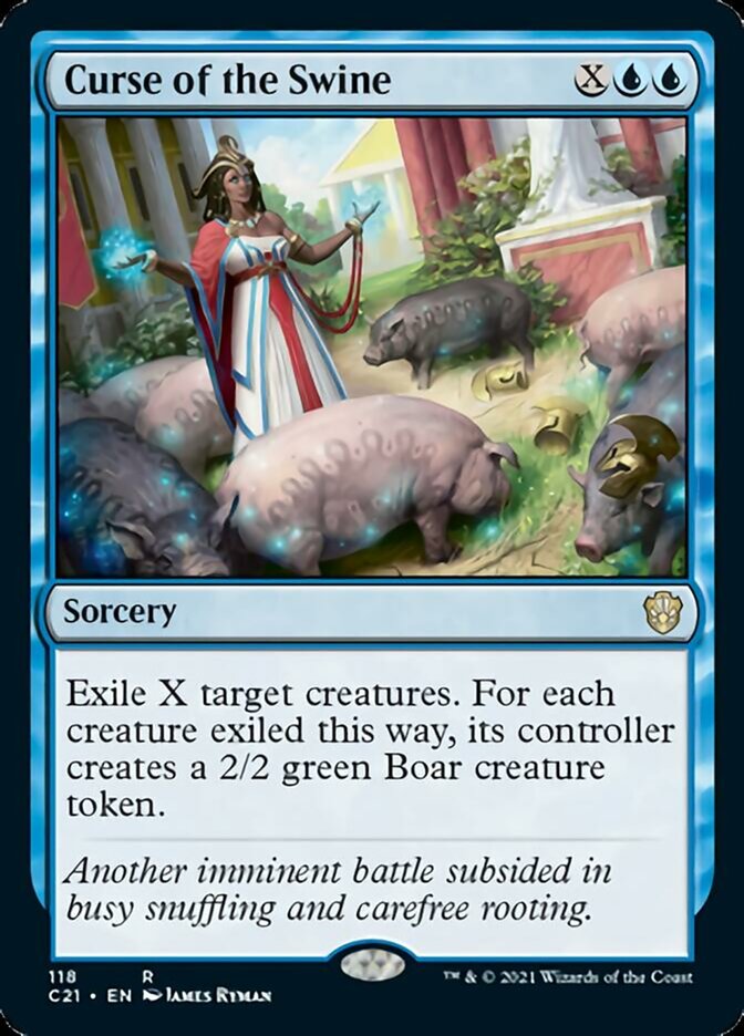 Curse of the Swine [Commander 2021] | Gate City Games LLC