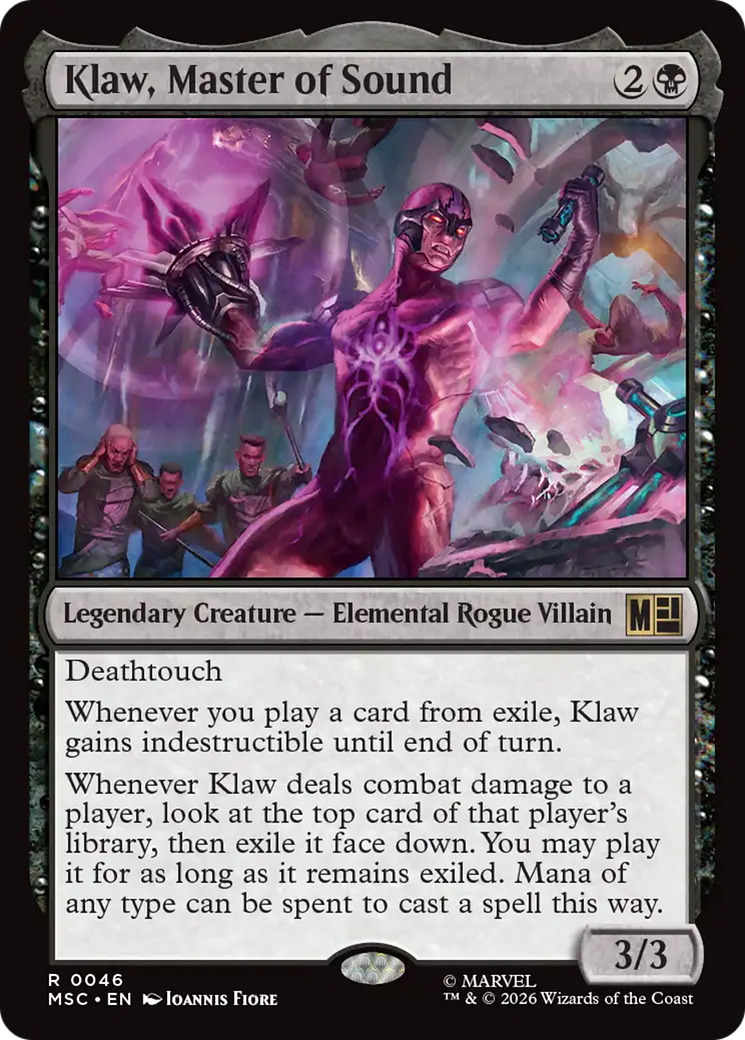 Klaw, Master of Sound [Marvel Super Heroes Commander] | Gate City Games LLC