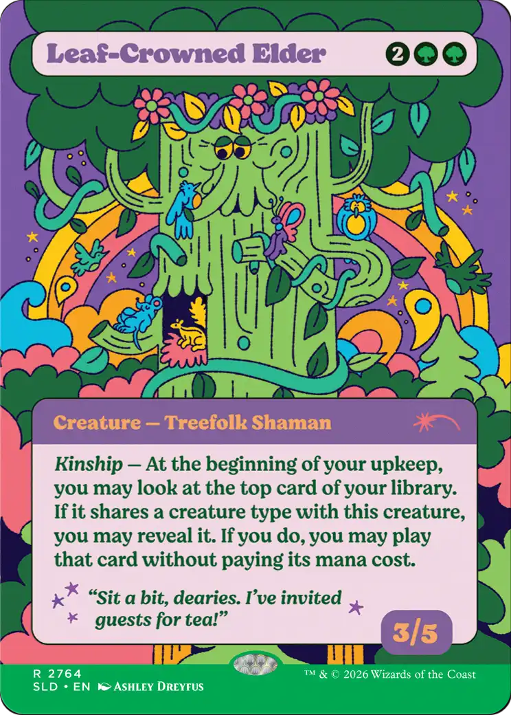 Leaf-Crowned Elder [Secret Lair Drop Series] | Gate City Games LLC