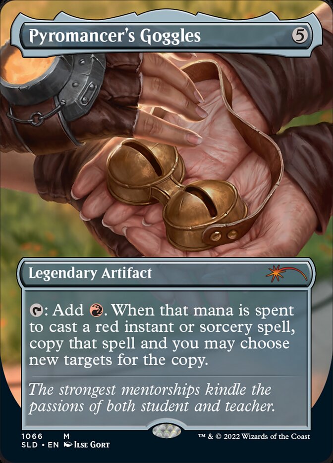 Pyromancer's Goggles (Borderless) [Secret Lair Drop Series] | Gate City Games LLC