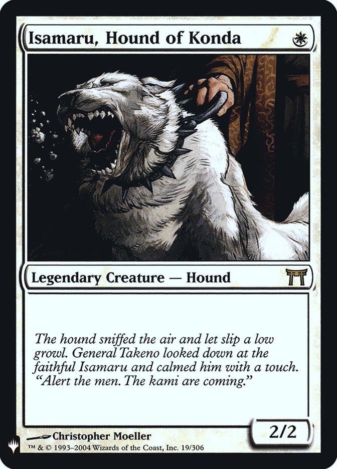 Isamaru, Hound of Konda [Mystery Booster] | Gate City Games LLC